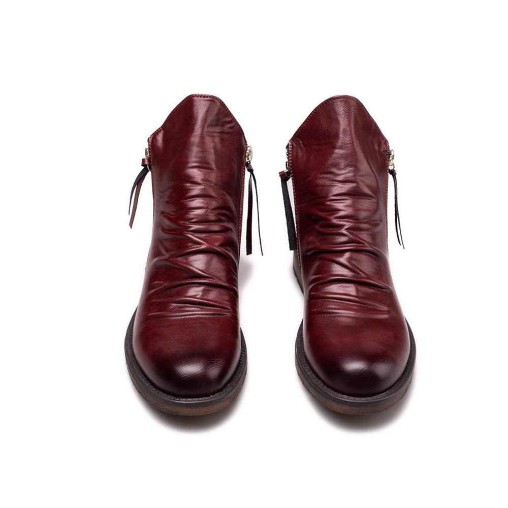 Vintage Fashion Style Men - 2026 Men's Genuine Leather Vintage Western