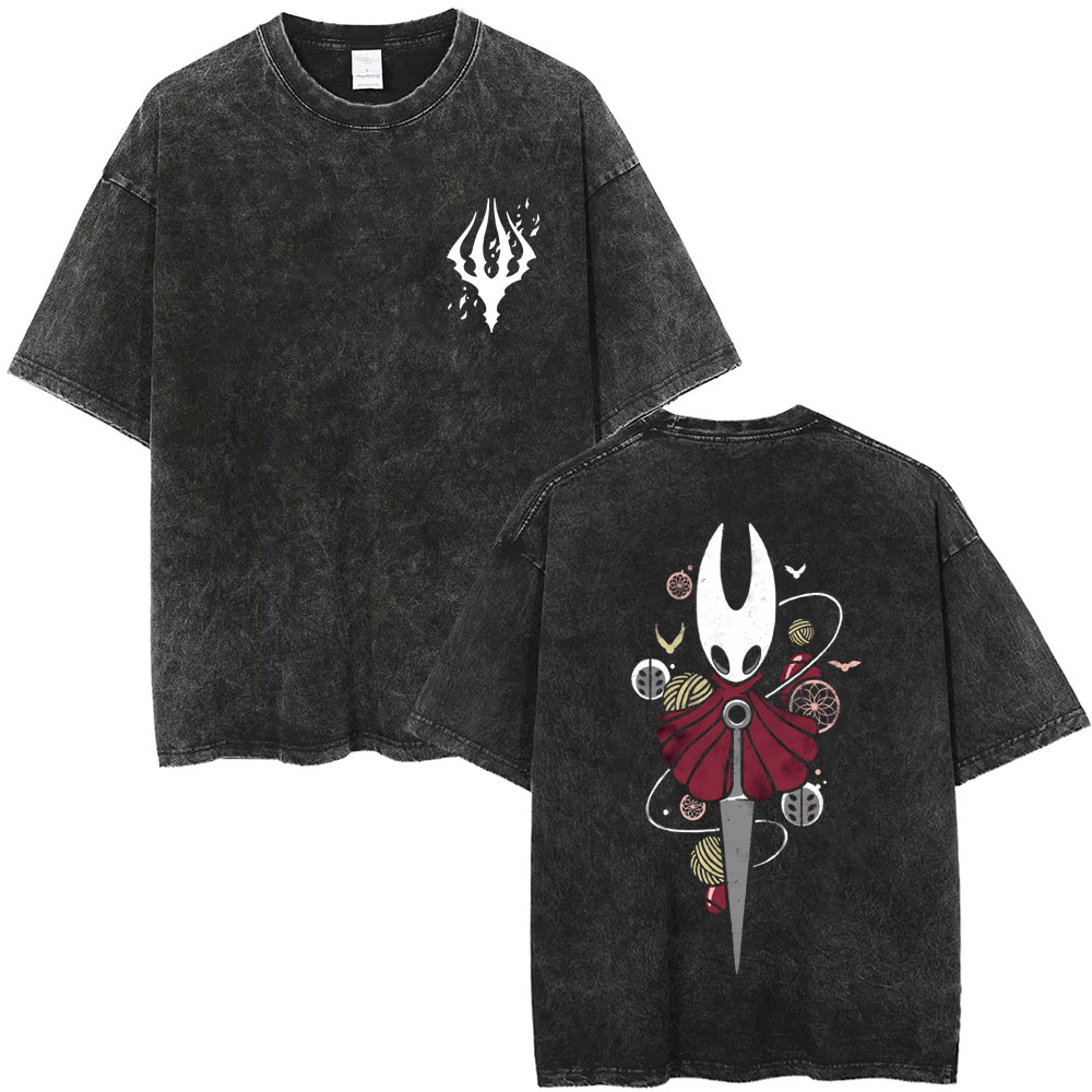 Vintage Fashion Game - Washed Vintage Game Hollow Knight Double