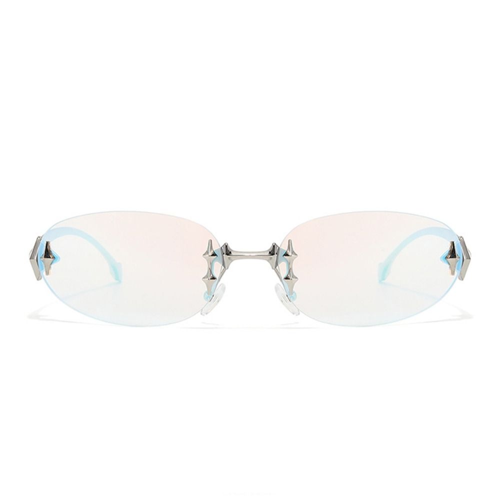 Y2K Style Frameless Sunglasses - Vintage Fashion Y2K review and price