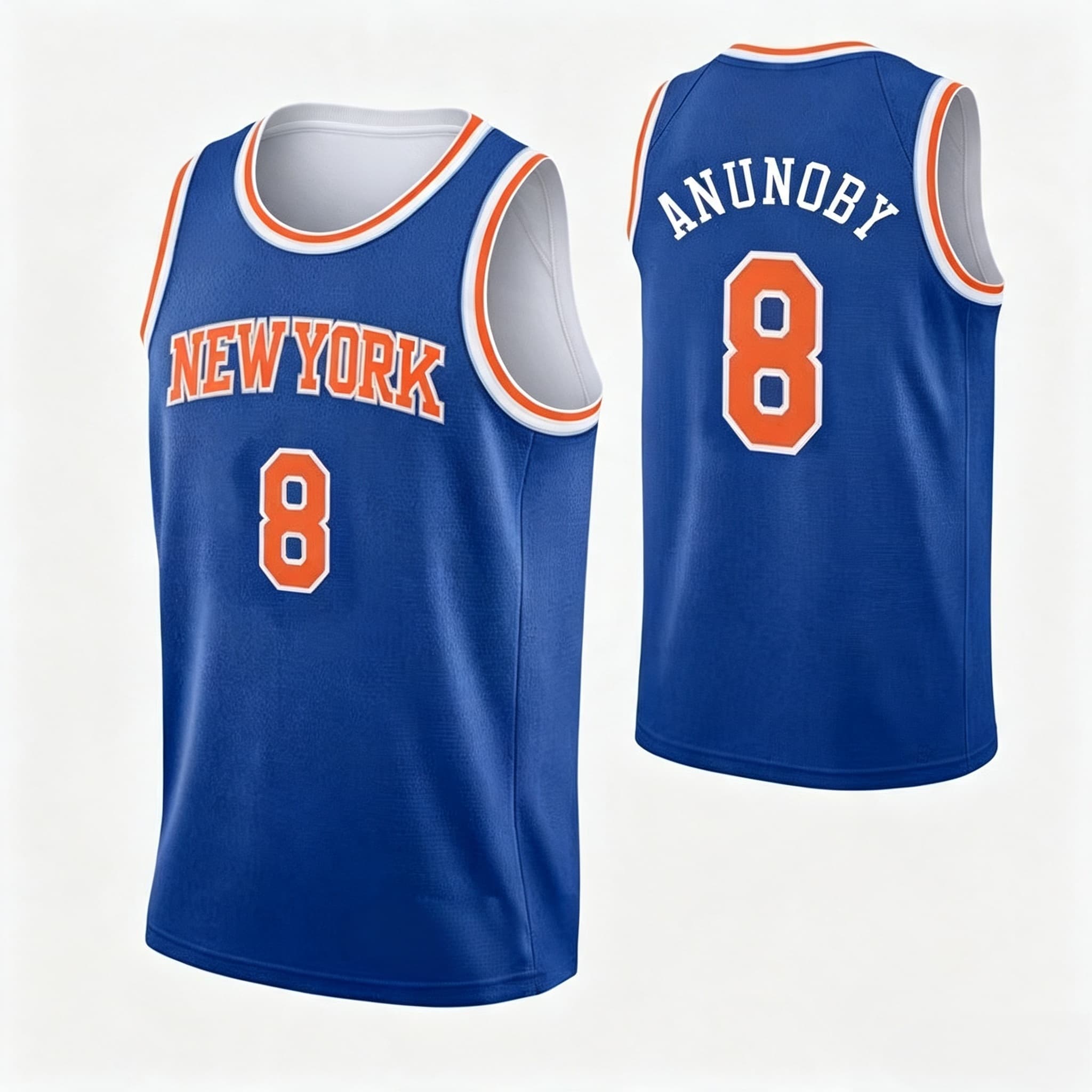 Men Anunoby #8 New York Basket - Vintage Fashion York review and price