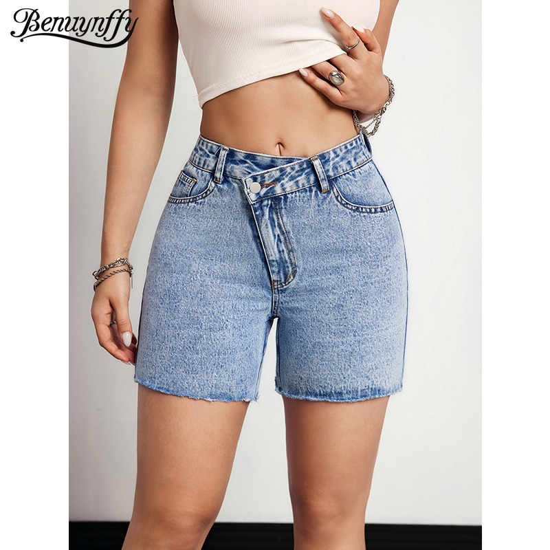 Benuynffy Asymmetrical Waist R - Vintage Fashion Jeans review and price