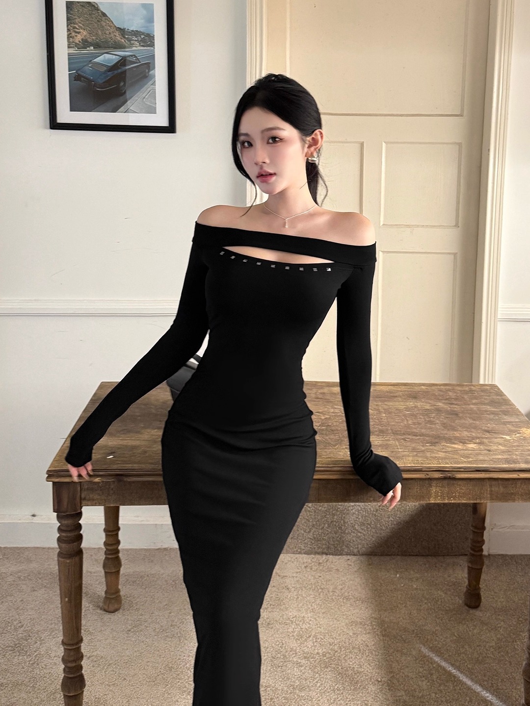 Bodycon Dresses Roses Woman Fa - Vintage Fashion Influencer review and price