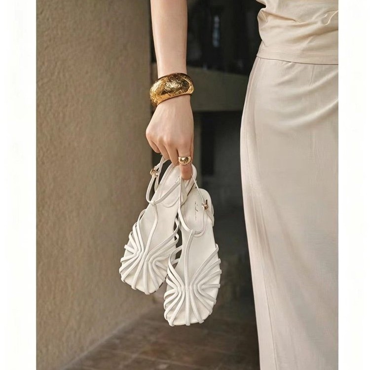 French-style Vintage Woven Toe - Vintage Fashion Style review and price