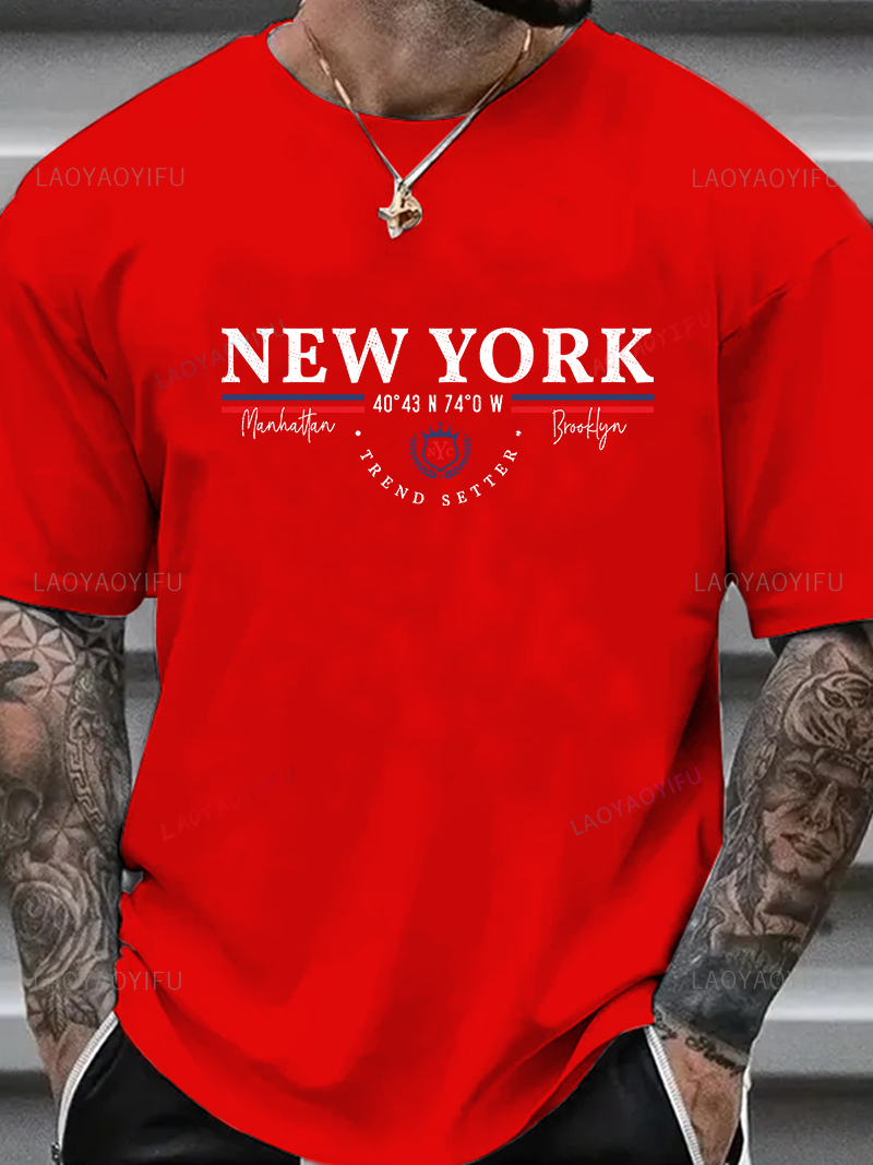 New York Letter Graphic Tee Un - Vintage Fashion York review and price