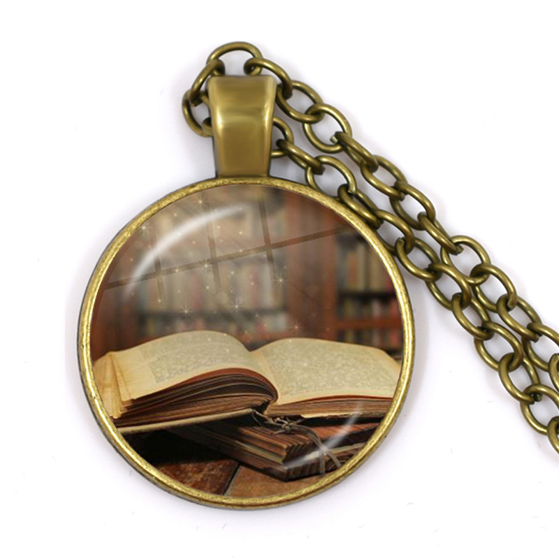 Hot Old Book Necklace Vintage  - Vintage Fashion Library review and price