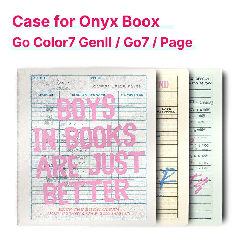 Murmelo Magnetic Case for Boox - Vintage Fashion Library review and price