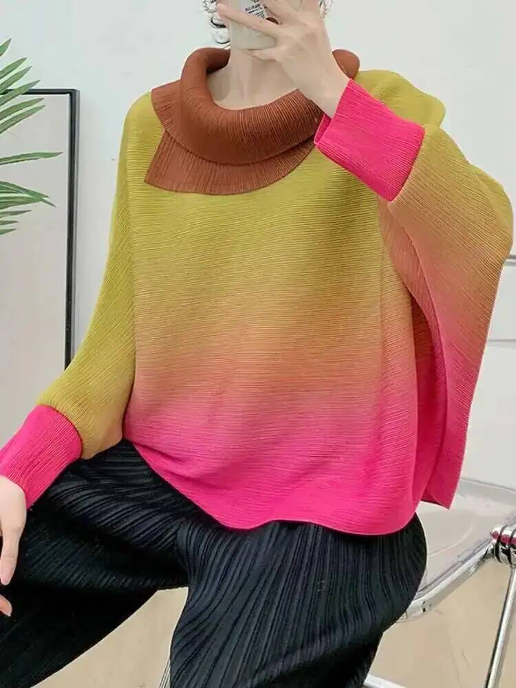 Pleated T-shirt Gradient For W - Vintage Fashion Build review and price