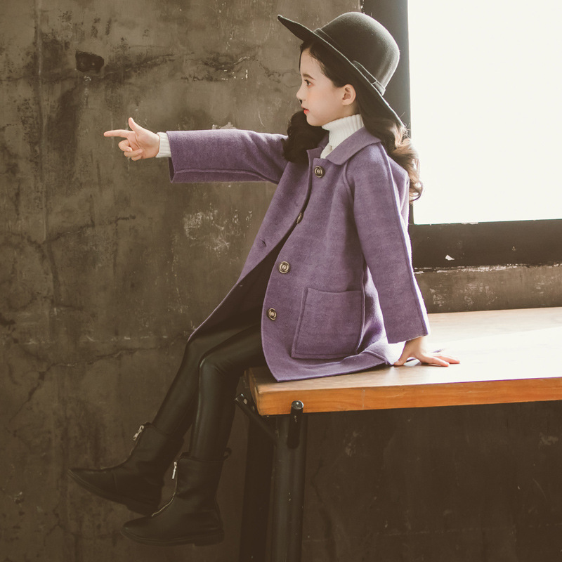 Kids Winter Wool Blend Coats V - Vintage Fashion Years review and price