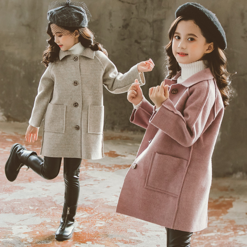 Kids Winter Wool Blend Coats V - Vintage Fashion Years review and price
