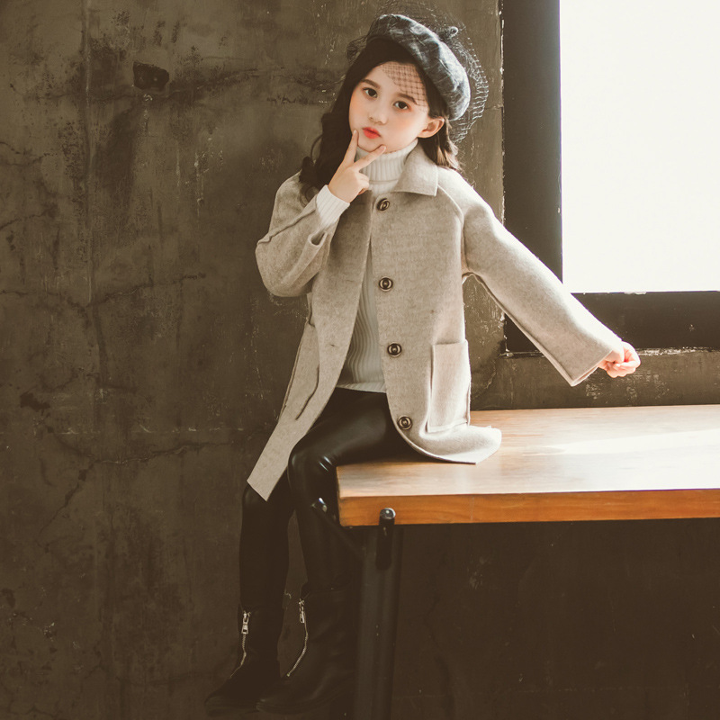 Kids Winter Wool Blend Coats V - Vintage Fashion Years review and price