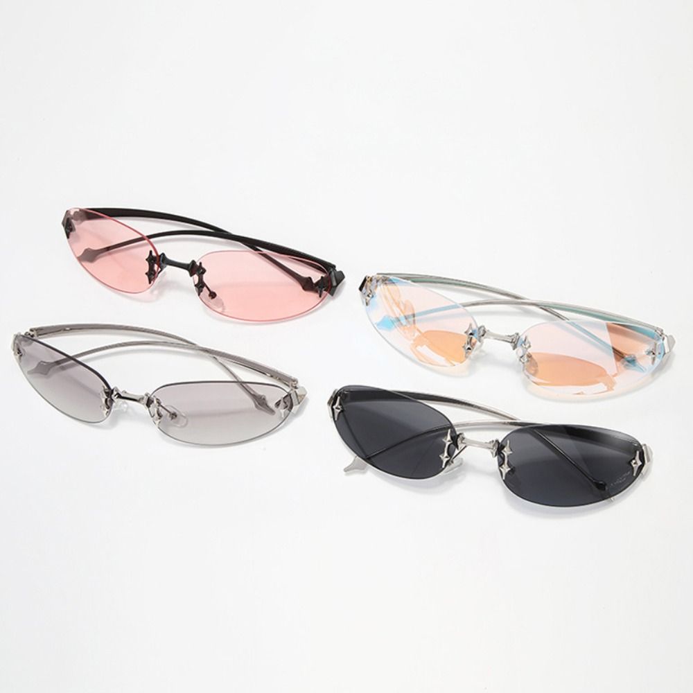 Y2K Style Frameless Sunglasses - Vintage Fashion Y2K review and price