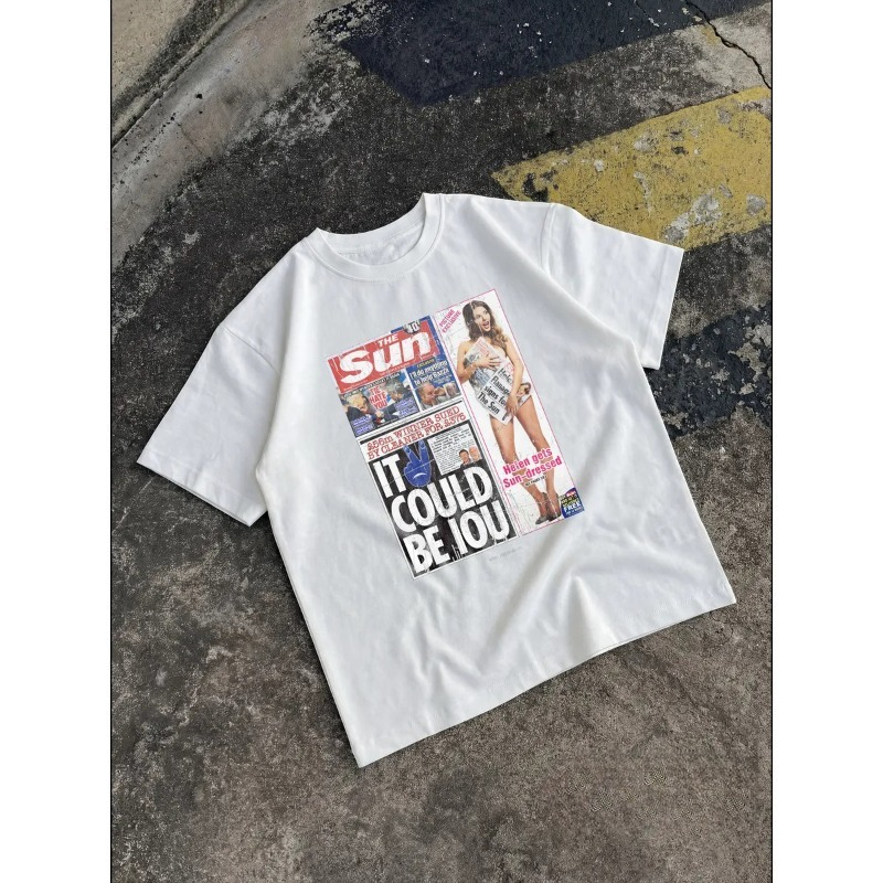 Female Vintage Newspaper T‑Shi - Vintage Fashion Newspaper review and price