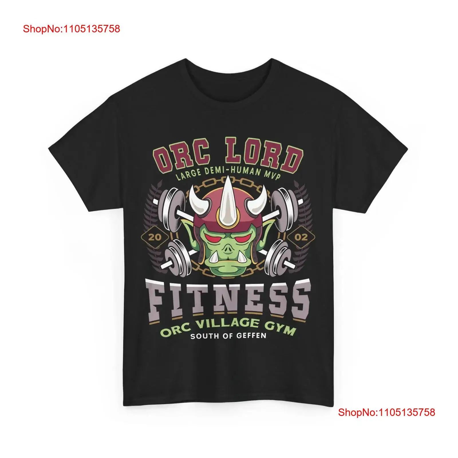 Geffen Orc Village Fitness T S - Vintage Fashion Game review and price