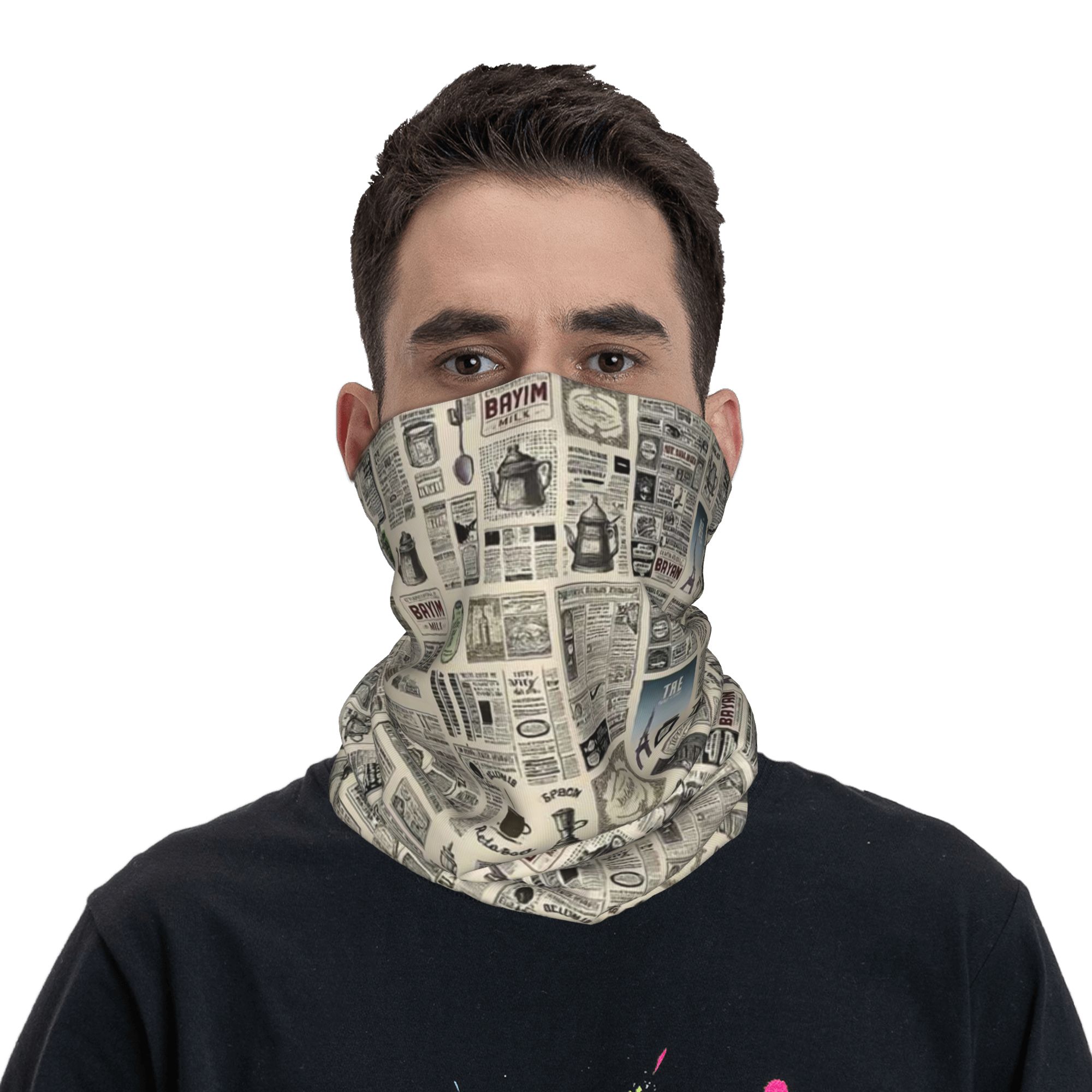 Vintage Newspaper Pattern Band - Vintage Fashion Newspaper review and price