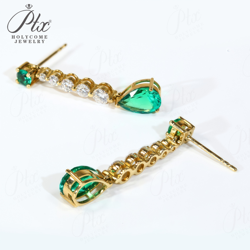 Custom Earrings Lab Grown Gems - Vintage Fashion Outlet review and price
