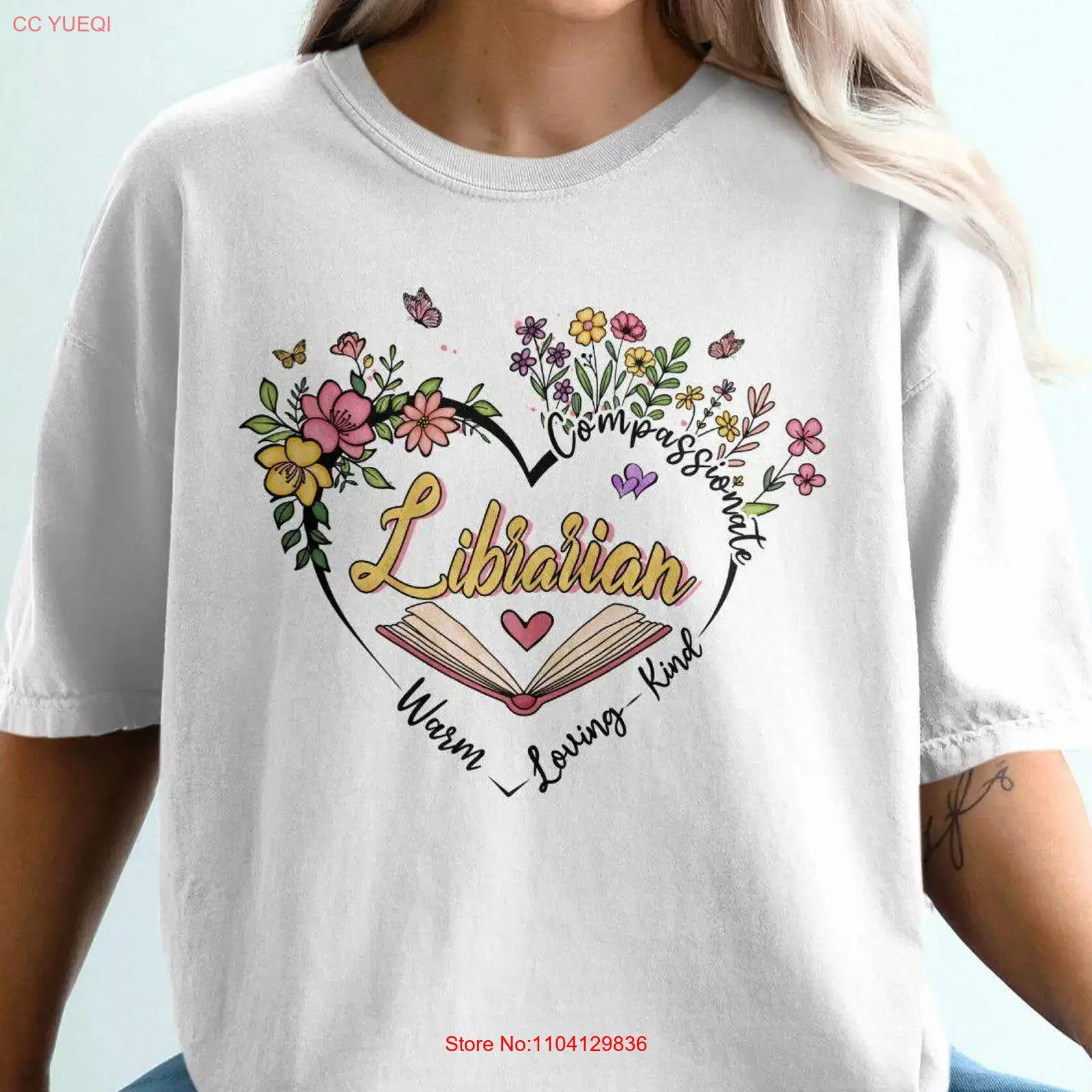 Librarian T Shirt Library Love - Vintage Fashion Library review and price