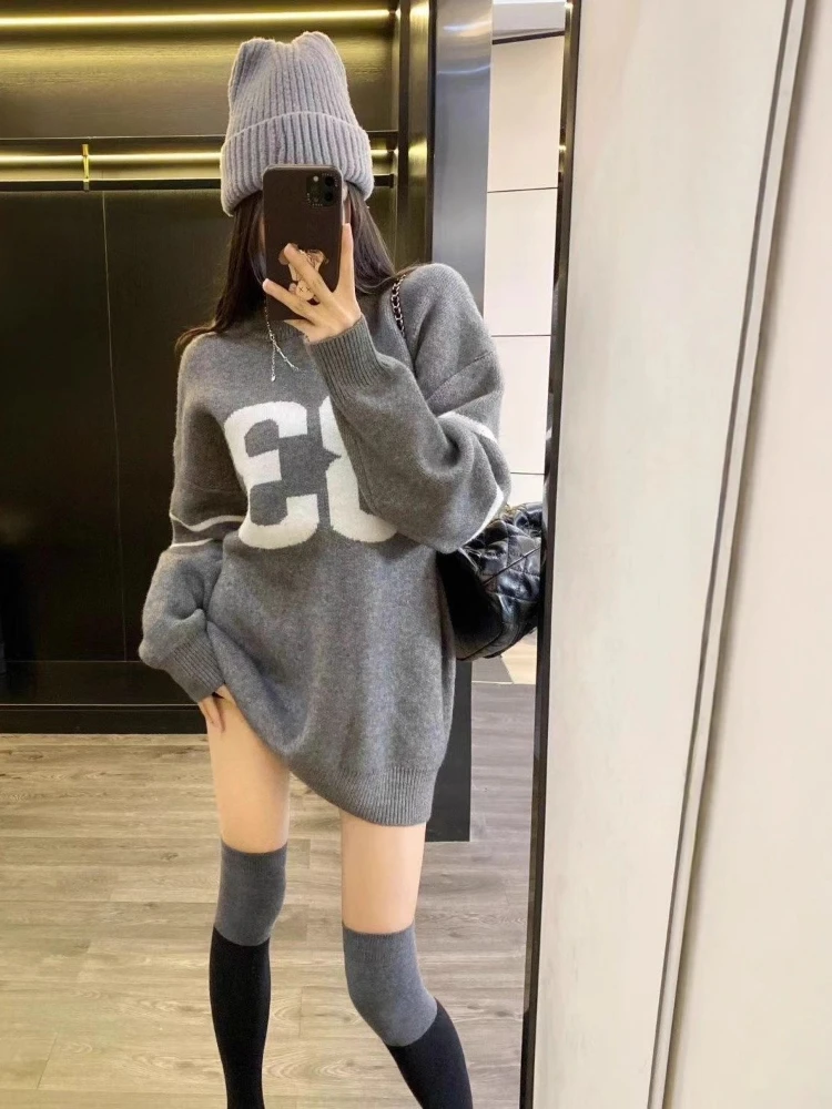 Y2K Vintage Knitted Sweater Wo - Vintage Fashion Y2K review and price
