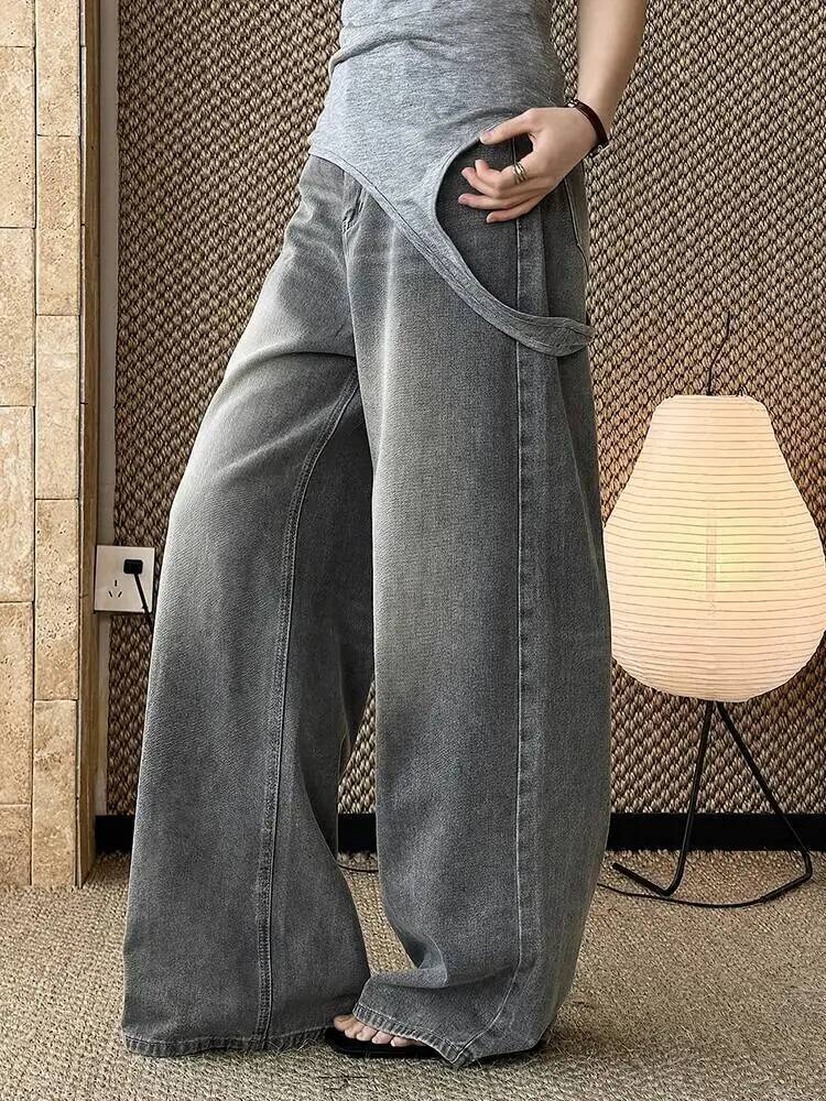 Waist Gray Denim High Vintage  - Vintage Fashion Build review and price