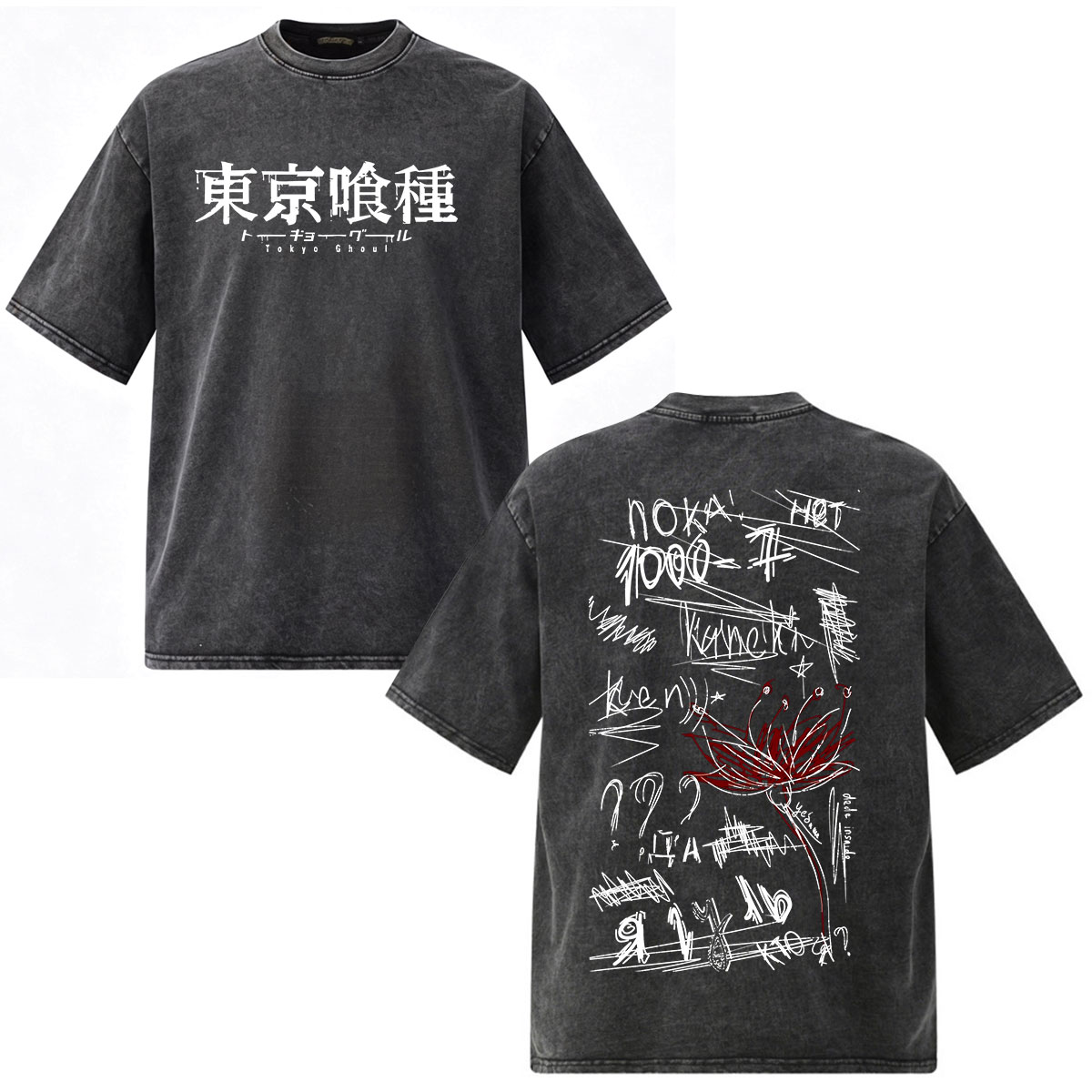 Vintage Washed Anime Tokyo Gho - Vintage Ken Fashion review and price