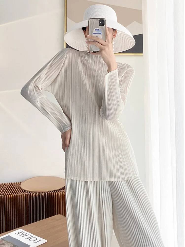 Fashion Solid Color Folds T Sh - Vintage Fashion Build review and price