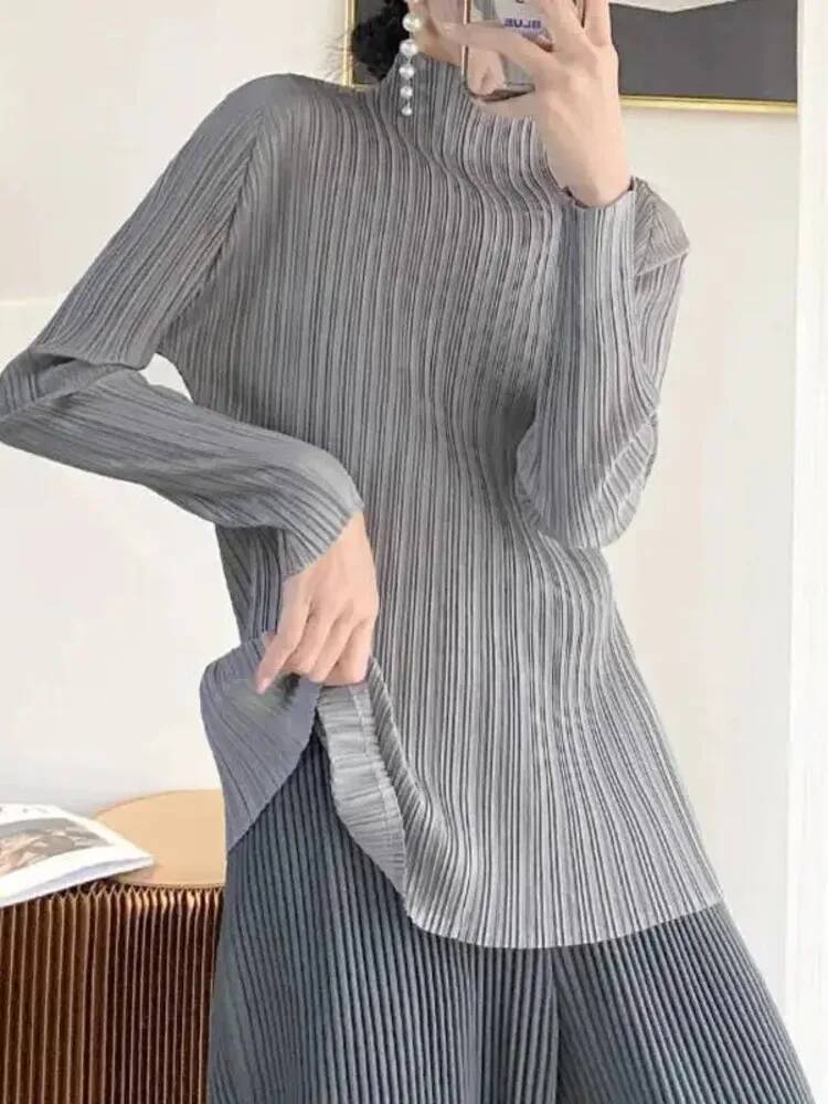 Fashion Solid Color Folds T Sh - Vintage Fashion Build review and price