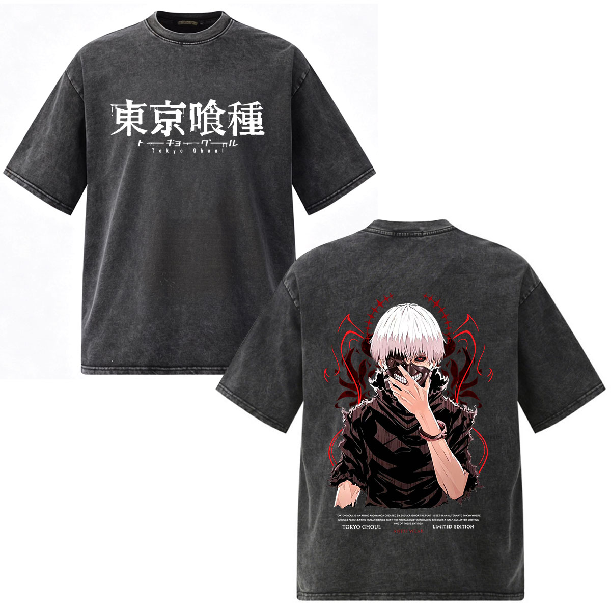 Vintage Washed Anime Tokyo Gho - Vintage Ken Fashion review and price