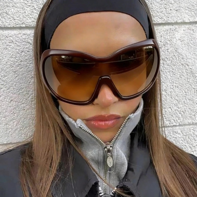 One Piece Oversized Y2K Sungla - Vintage Fashion Y2K review and price