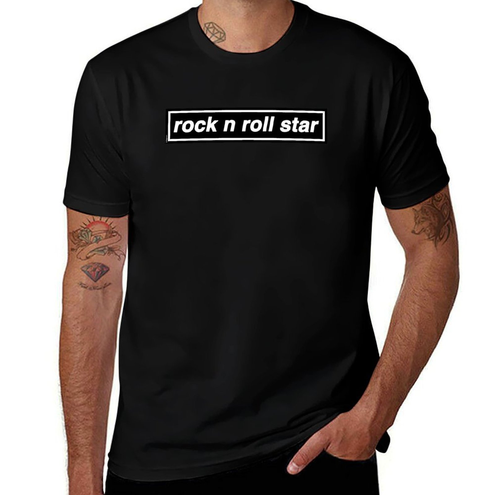 Rock n Roll Star - OASIS Band  - Band Tee Faded 90S review and price