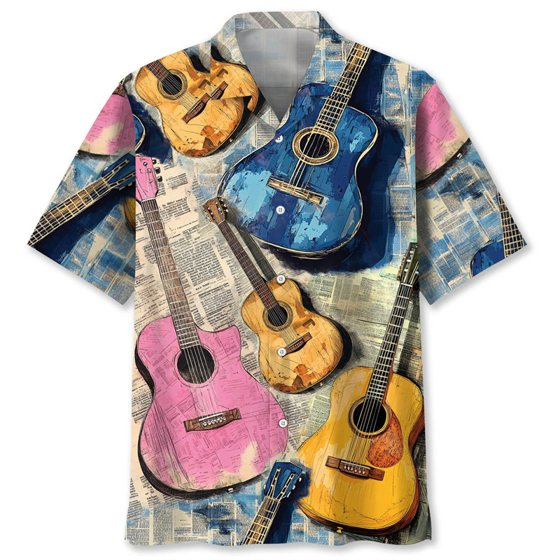 Men Lapel Short Sleeve Shirt V - Vintage Fashion Newspaper review and price