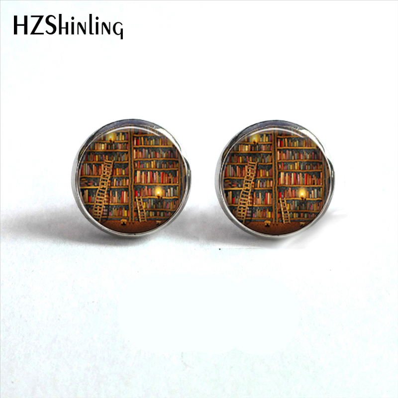 NES-00101  Library Book Earrin - Vintage Fashion Library review and price