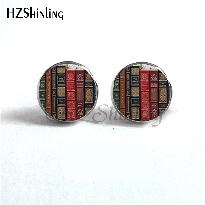 NES-00101  Library Book Earrin - Vintage Fashion Library review and price