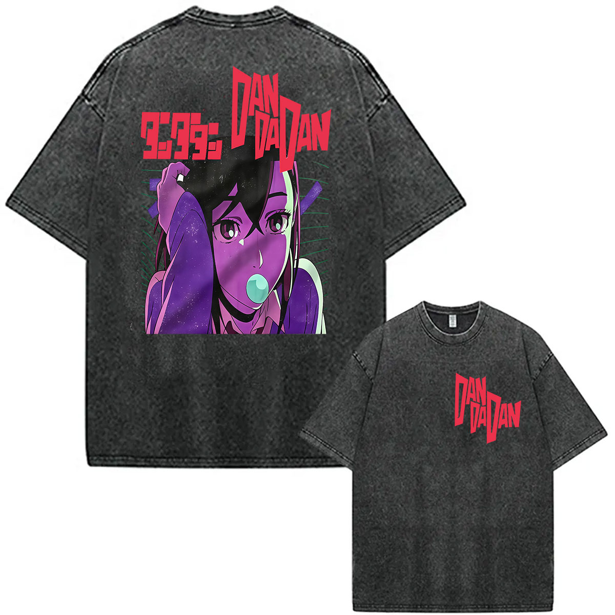 Vintage Washed Anime Dandadan  - Vintage Ken Fashion review and price
