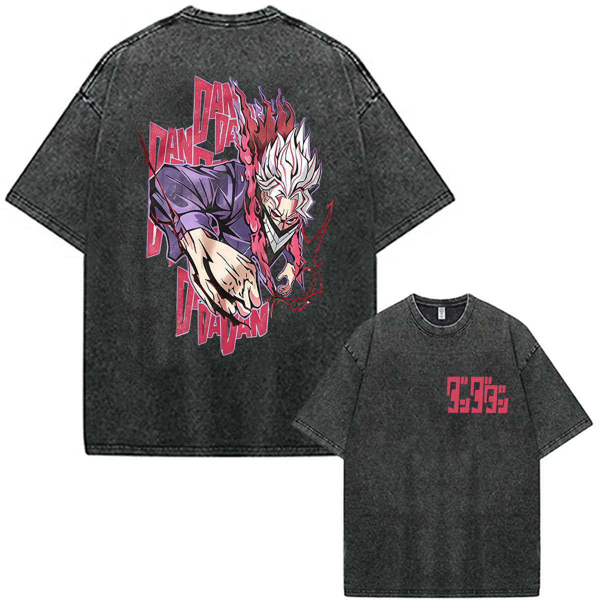 Vintage Washed Anime Dandadan  - Vintage Ken Fashion review and price