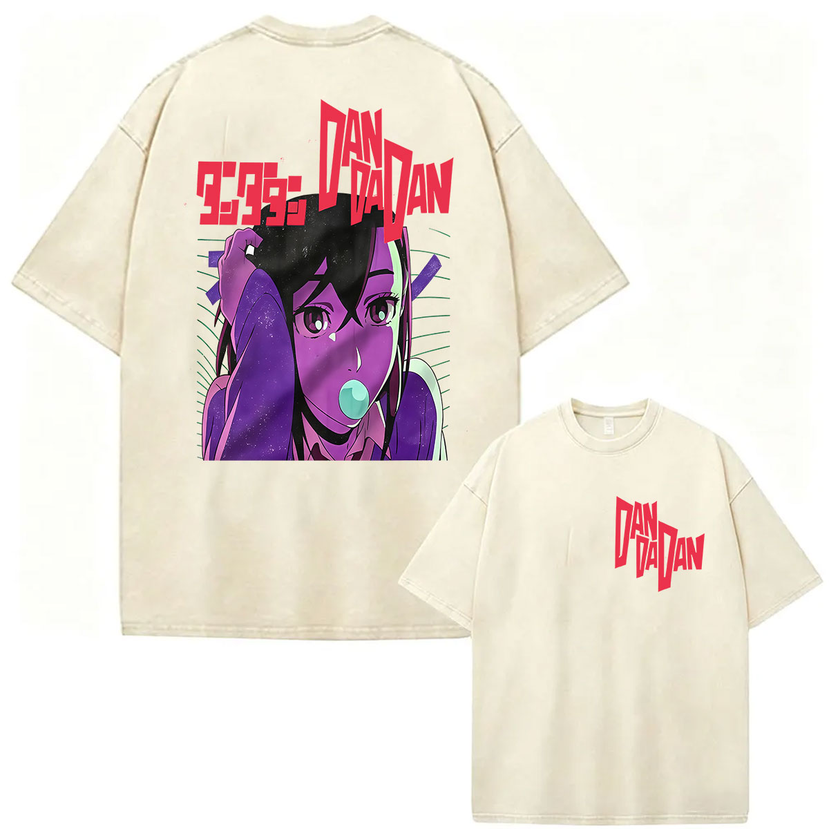 Vintage Washed Anime Dandadan  - Vintage Ken Fashion review and price