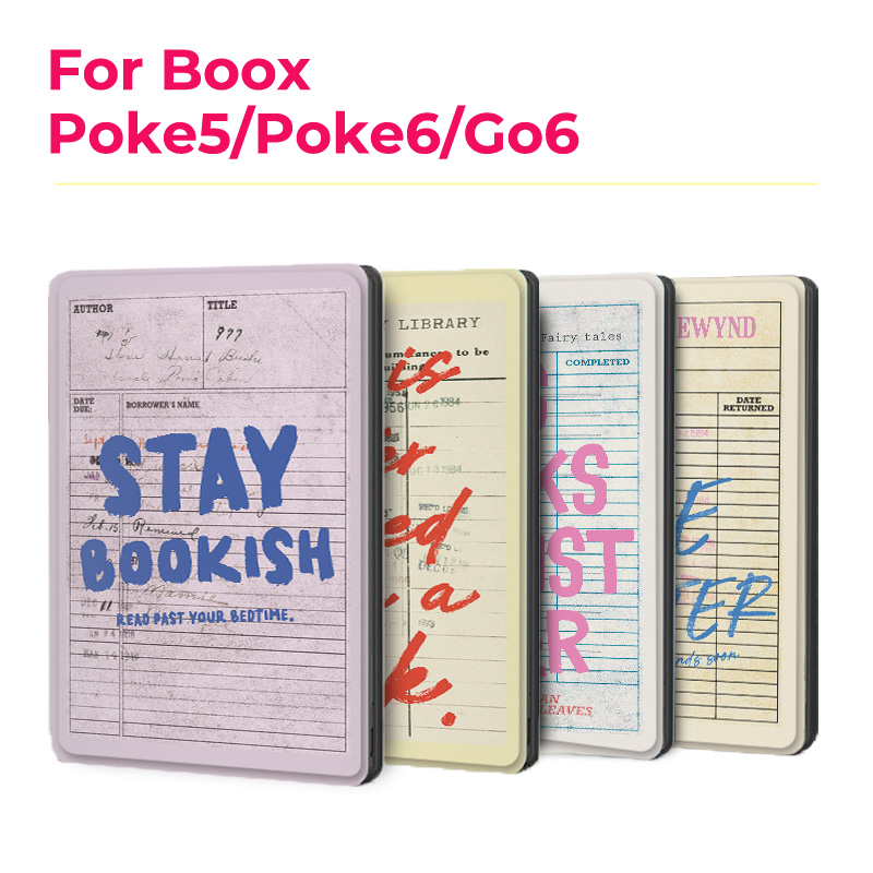Murmelo Magnetic Case for Boox - Vintage Fashion Library review and price