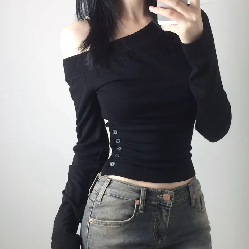 Y2K Vintage Pleated Button T-S - Vintage Fashion Y2K review and price