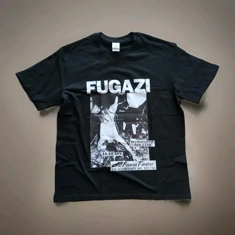 Fugazi Vintage Reprint 90’s Pu - Band Tee Faded 90S review and price