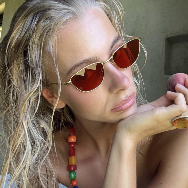 Retro Oval Design Sunglasses W - Vintage Fashion Y2K review and price